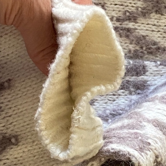 Ann Taylor Loft Sz S Wool Mohair Soft Fair Isle Crew Neck Sweater - Picture 5 of 9